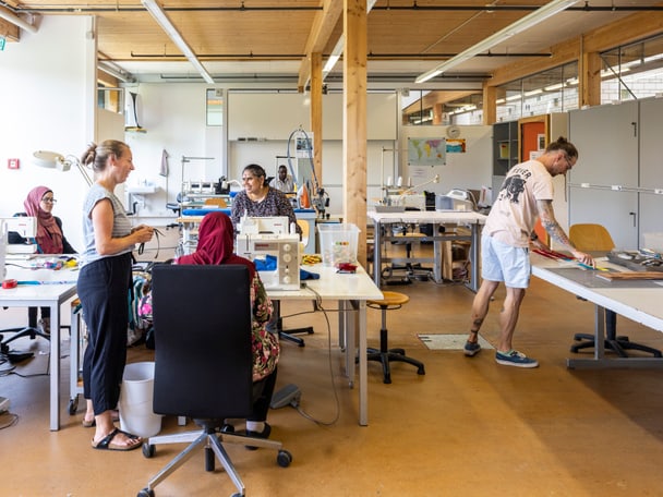 Raumansicht Handwerkstatt