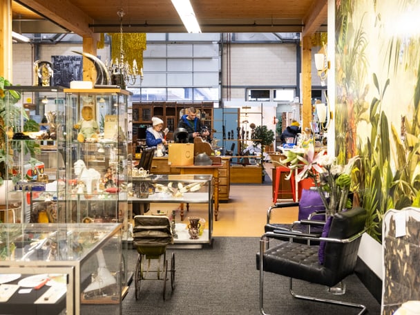 Innenansicht Brockenhaus Brockito