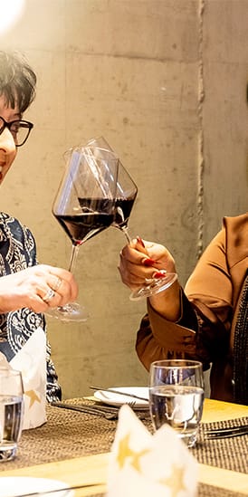 Christine Fitzinger und Luwam Tekle