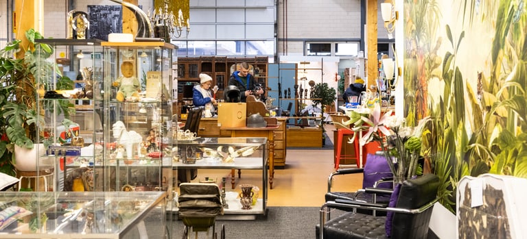 Innenansicht Brockenhaus Brockito