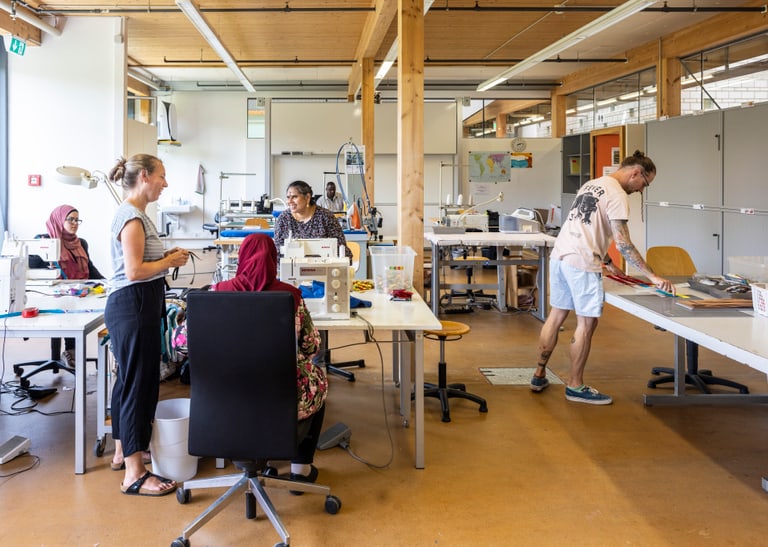 Raumansicht Handwerkstatt