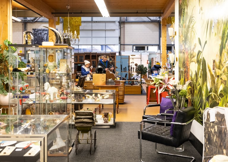 Innenansicht Brockenhaus Brockito