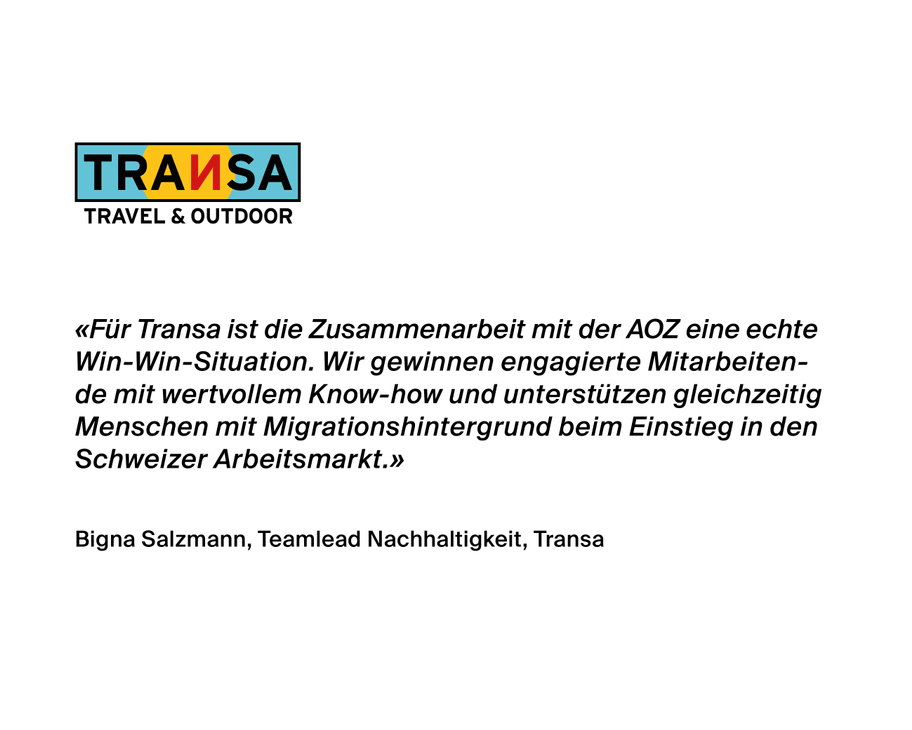 Arbeitgeber Zitat Transa