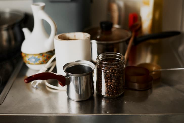 Material zum Kaffee kochen