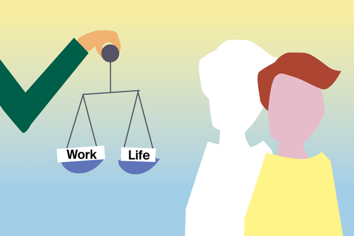 Illustration Work Life Balance